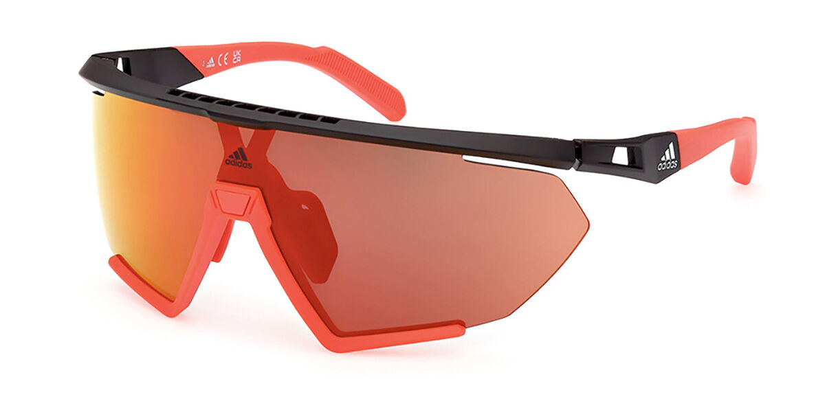 Adidas Sport SP0071 CMPT AERO LI 05L, Black frame, Roviex Mirror lenses