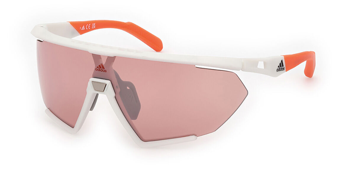 Adidas Sport SP0071 CMPT AERO LI 21L, White frame, Red Mirror lenses