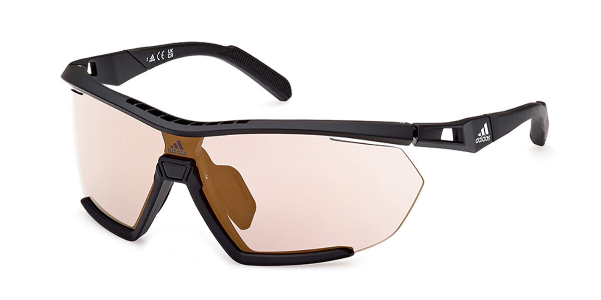 Adidas Sport SP0072 CMPT AERO LI 02G, Black frame, Brown Mirror lenses