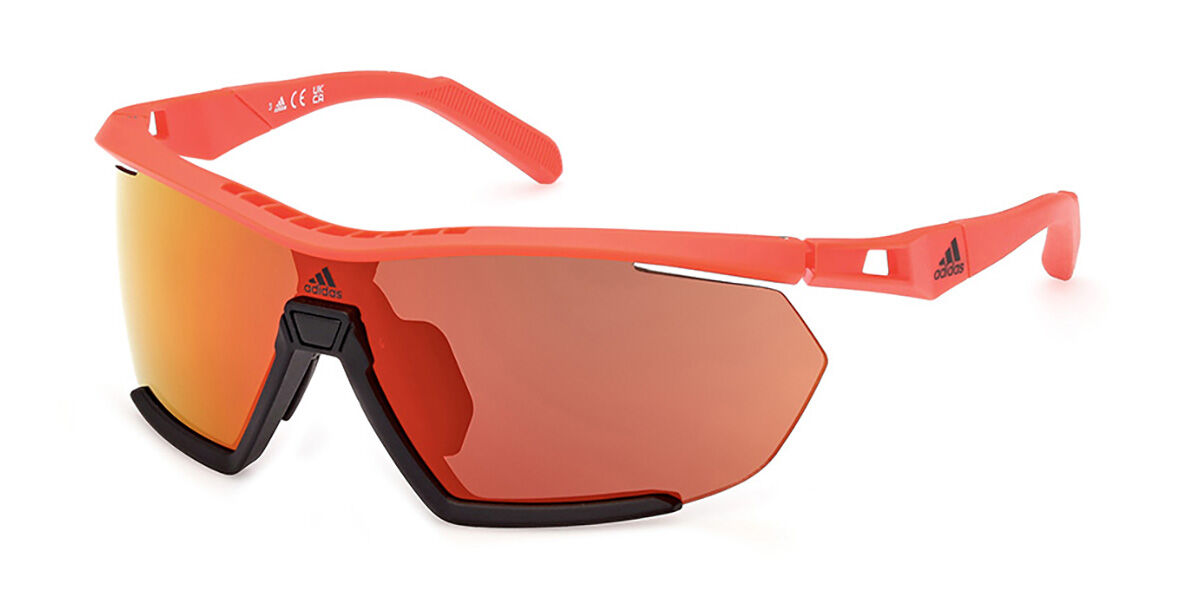 Adidas Sport SP0072 CMPT AERO LI 67L, Black frame, Roviex Mirror lenses