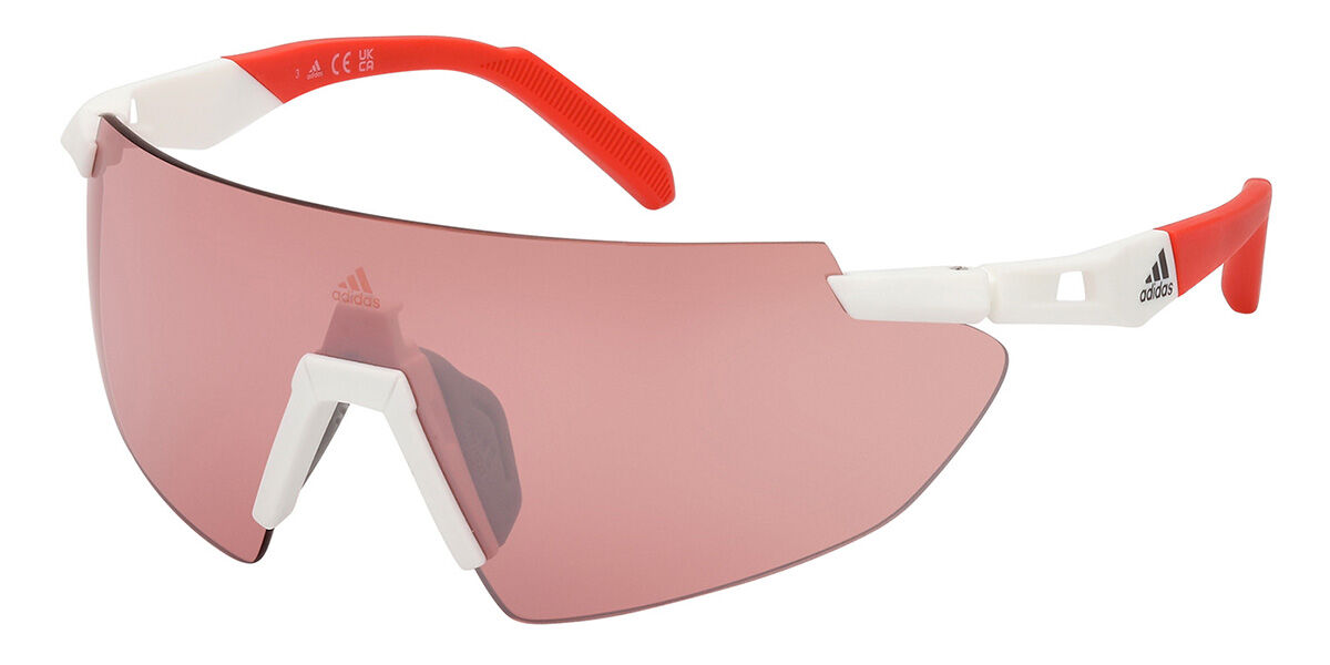 Adidas Sport SP0077 CMPT AERO UL 21L, White frame, Roviex Mirror lenses