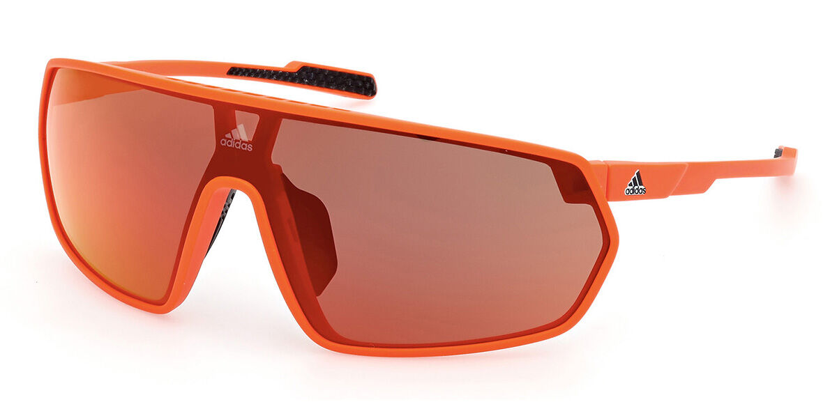 Adidas Sport Sp0089 PRFM Shield 43L, Orange frame, Roviex Mirror lenses
