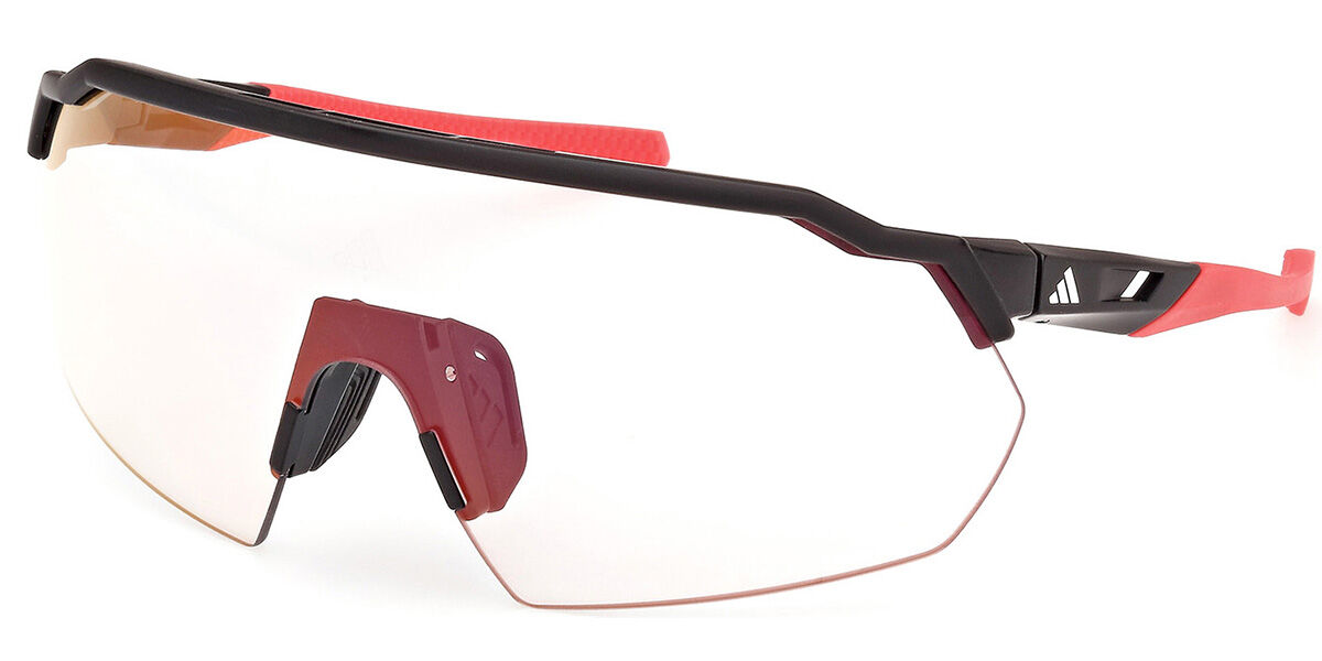 Adidas Sport SP0093 02L, Black frame, Roviex Pink Mirror lenses