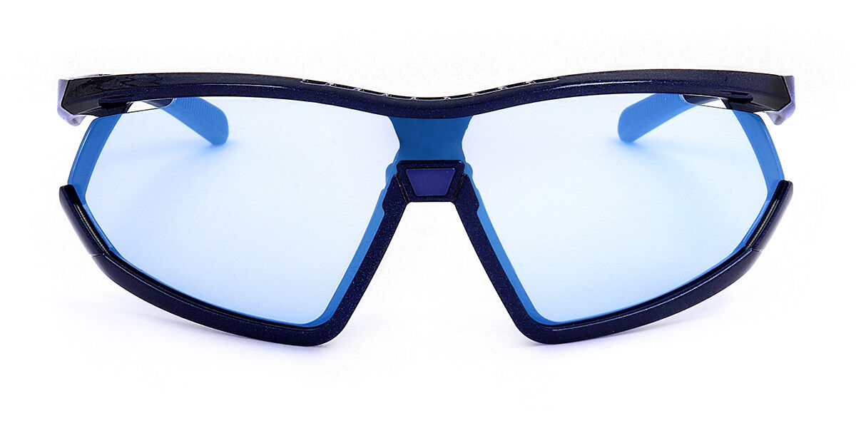 Adidas Sport SP0002-F Asian Fit 92X, Blue frame, Light Blue Mirror lenses