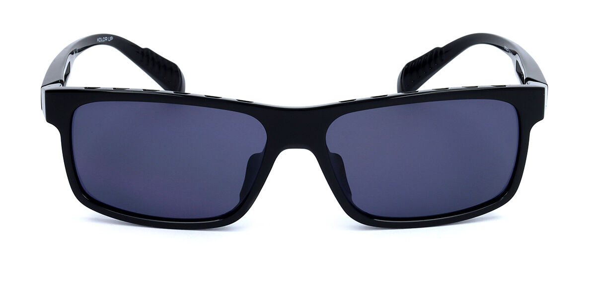 Adidas Sport SP0023-F Asian Fit 01A, Black frame, Smoke Dark Grey lenses