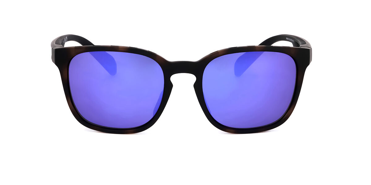 Adidas Sport SP0033-F Asian Fit 52X, Tortoiseshell frame, Blue Purple Mirror lenses
