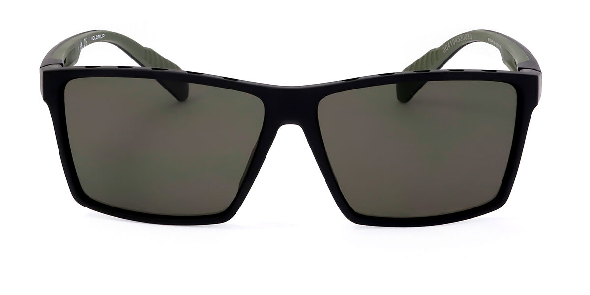 Adidas Sport SP0034-F Asian Fit 02N, Black frame, Grey Green lenses