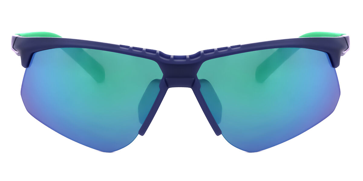 Adidas Sport SP0042-F Asian Fit 92Z, Blue frame, Blue Mirror lenses