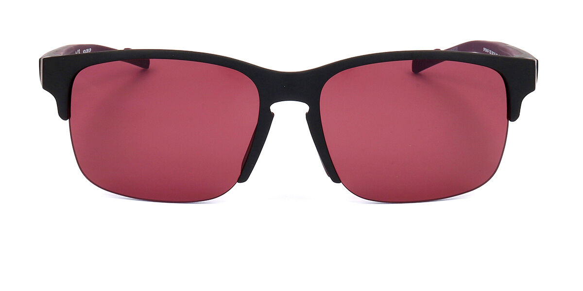 Adidas Sport SP0048-F Asian Fit 02S, Black frame, Burgundy lenses