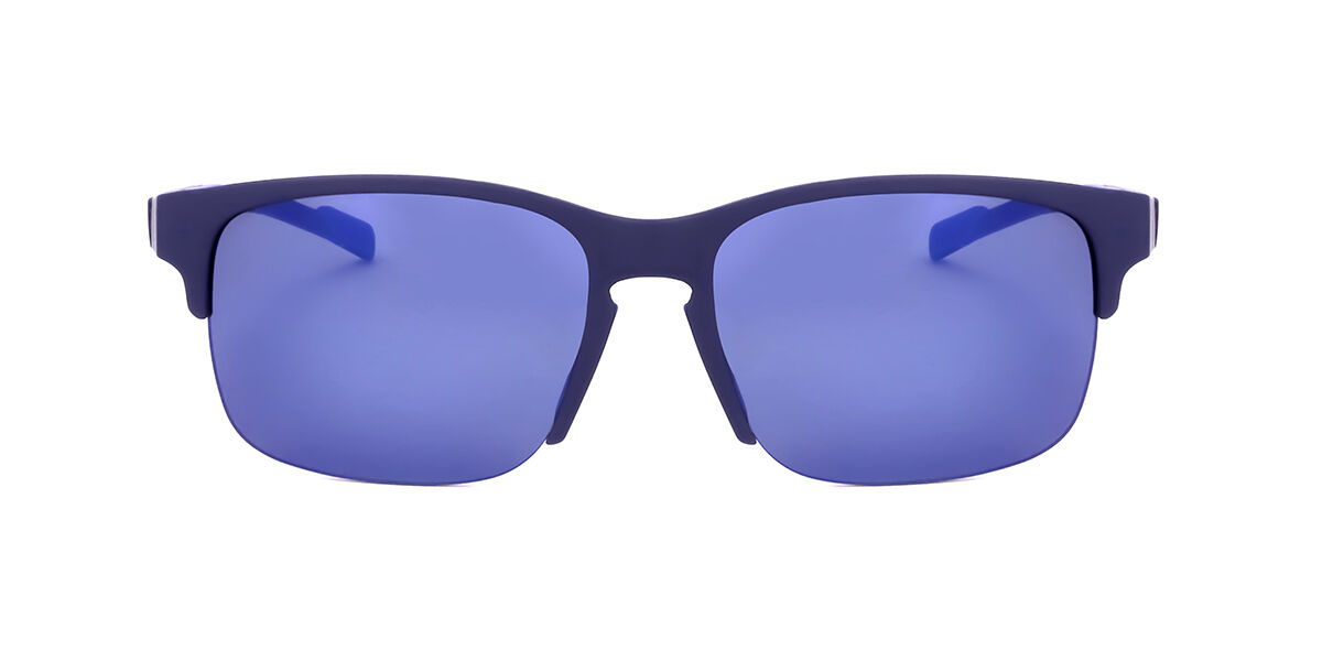 Adidas Sport SP0048-F Asian Fit 91X, Blue frame, Blue Gold Mirror lenses