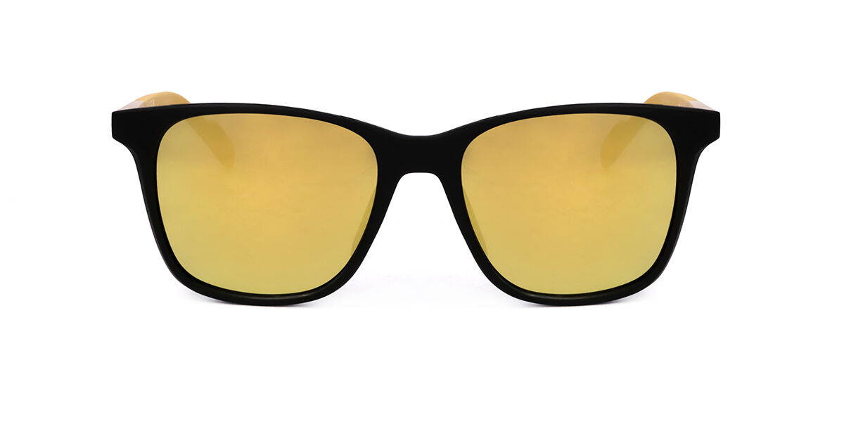Adidas Sport SP0051-F Asian Fit 02G, Black frame, Brown Gold Mirror lenses