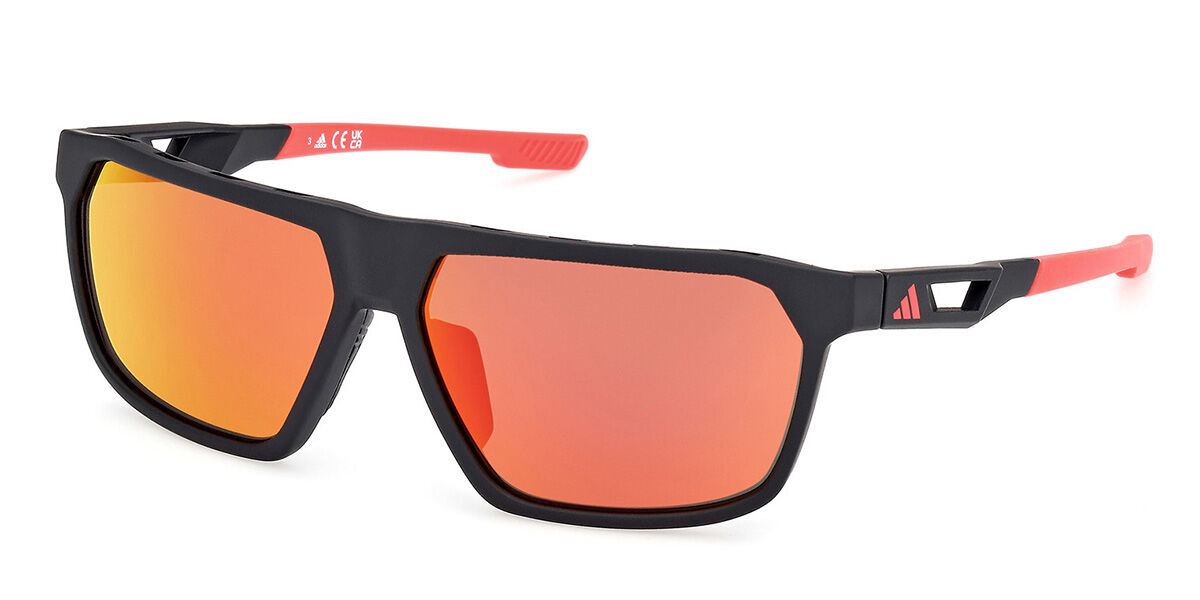 Adidas Sport SP0096 02L, Black frame, Clear lenses