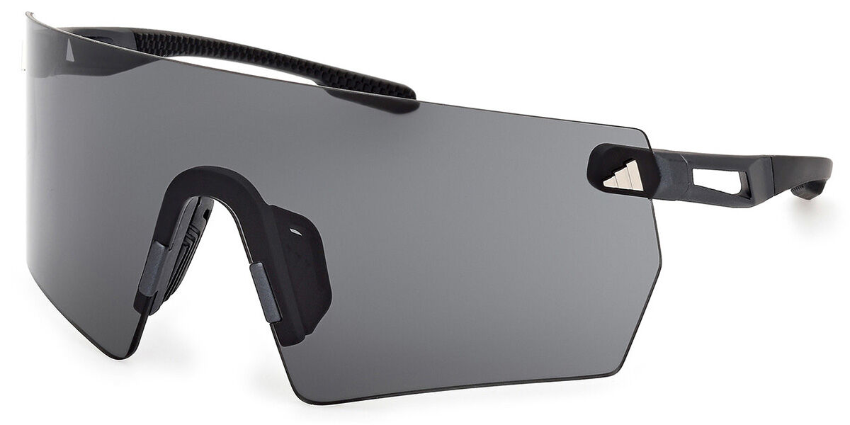 Adidas Sport SP0098 Polarized 02A, Black frame, Grey Polarized lenses