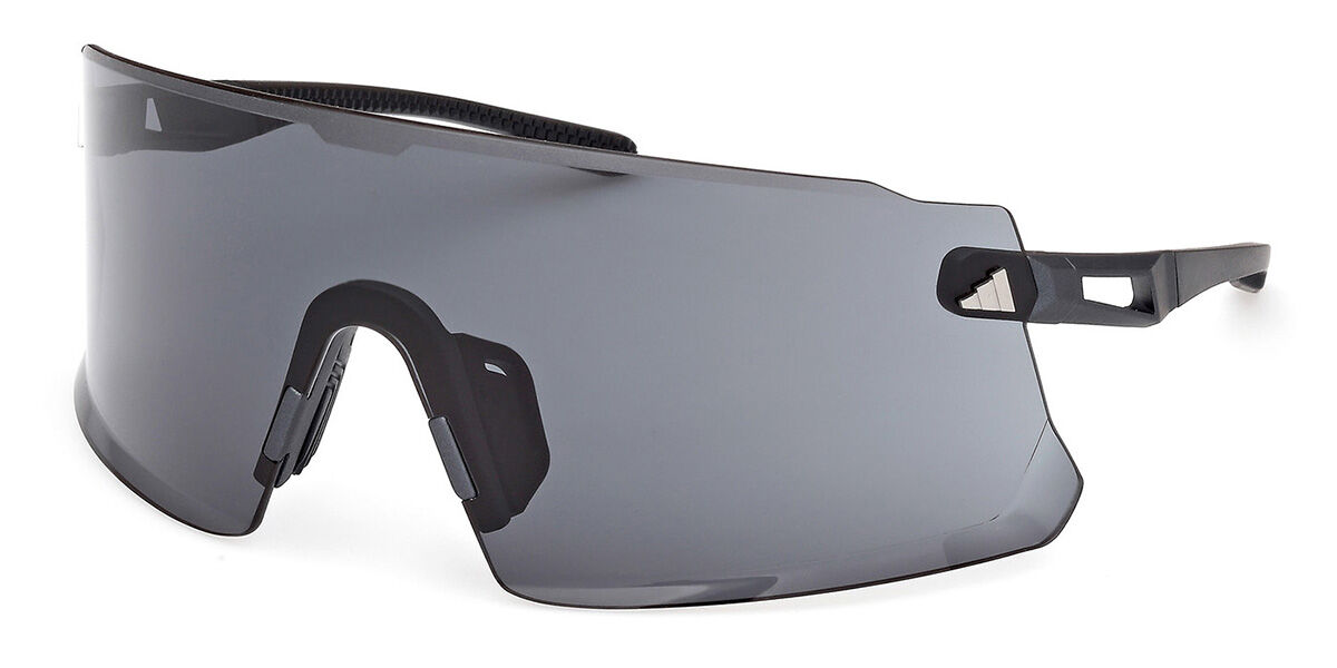 Adidas Sport SP0100 02A, Black frame, Grey lenses
