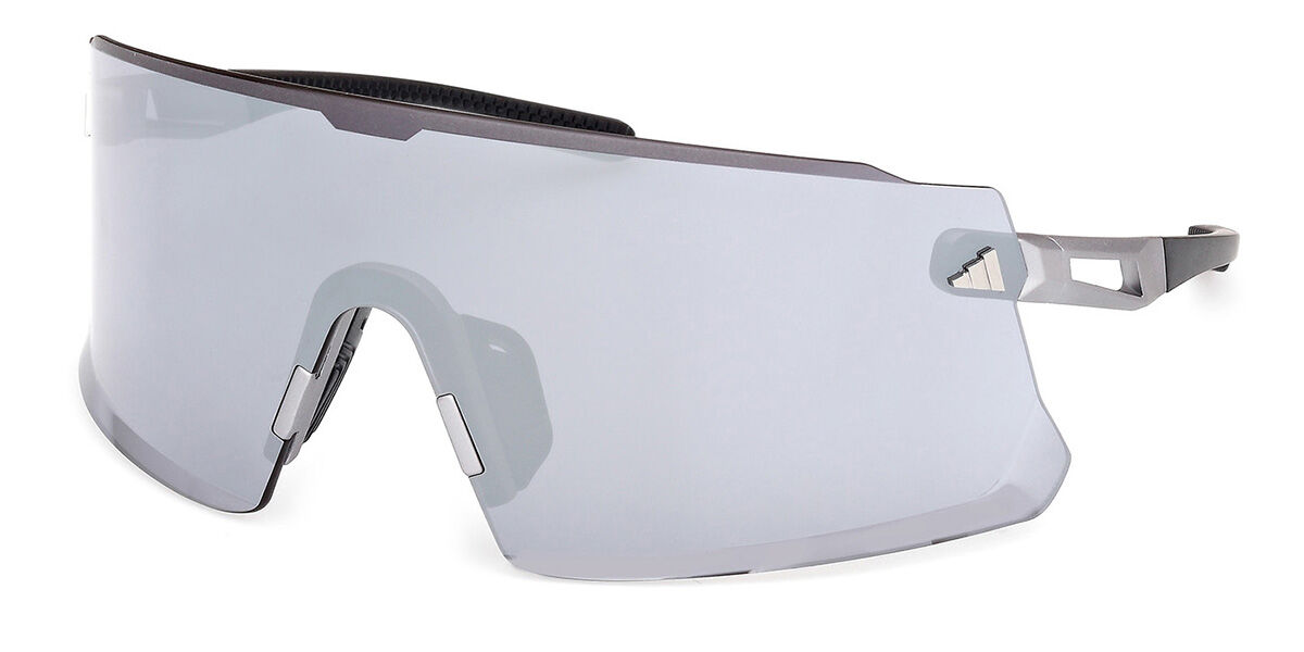 Adidas Sport SP0100 20C, Grey frame, Grey Mirror lenses