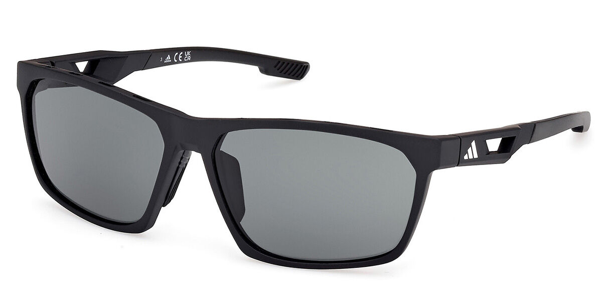 Adidas Sport SP0101 02N, Black frame, Grey lenses
