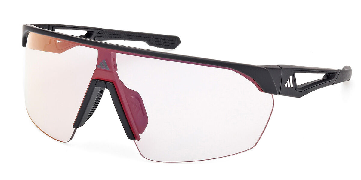 Adidas Sport SP0103 02L, Black frame, Roviex Mirror lenses