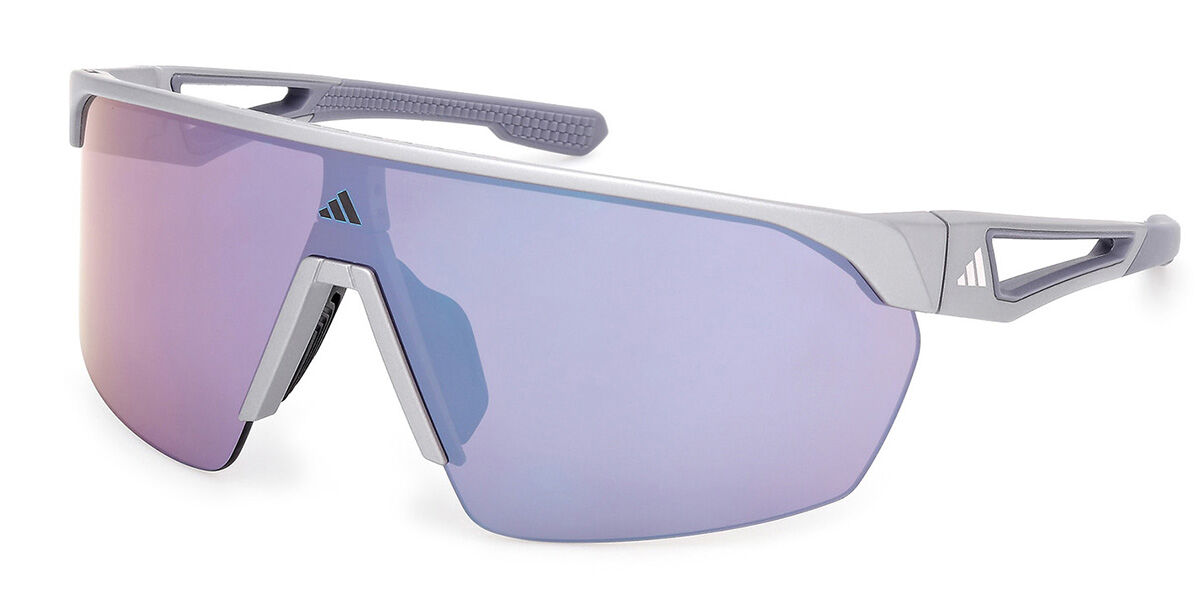Adidas Sport SP0103 20Z, Grey frame, Violet Mirror lenses
