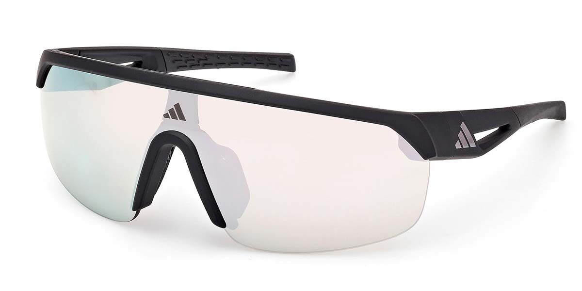 Adidas Sport SP0109 02G, Black frame, Brown Mirror lenses