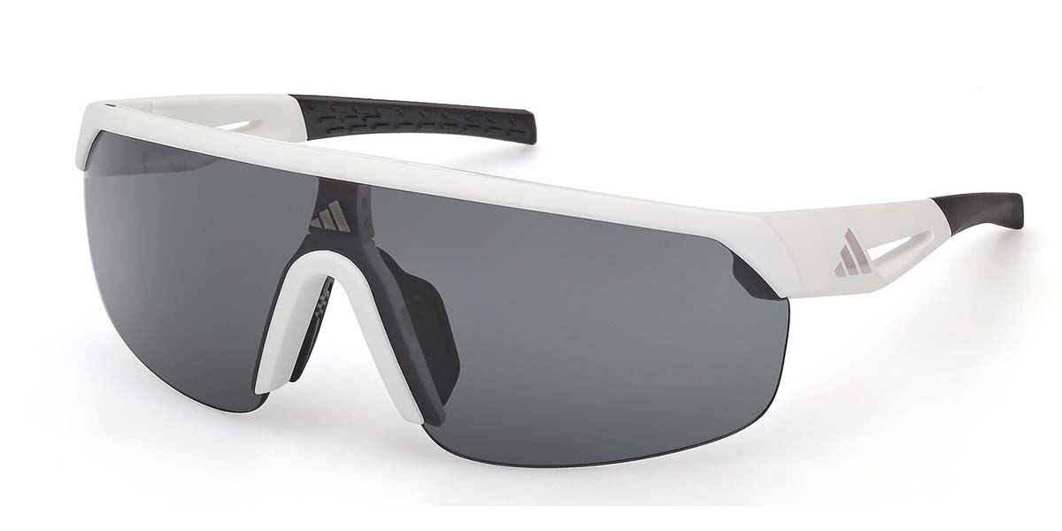 Adidas Sport SP0109 21A, White frame, Grey lenses