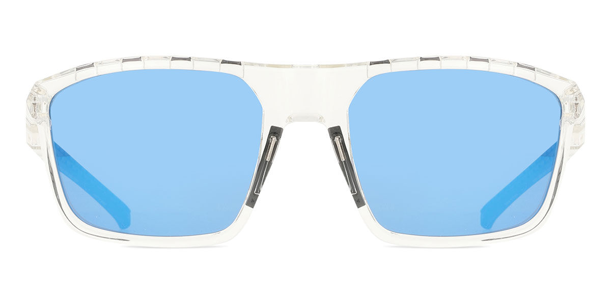 Adidas Sport SP0111 26X, Clear frame, Blue Mirror lenses