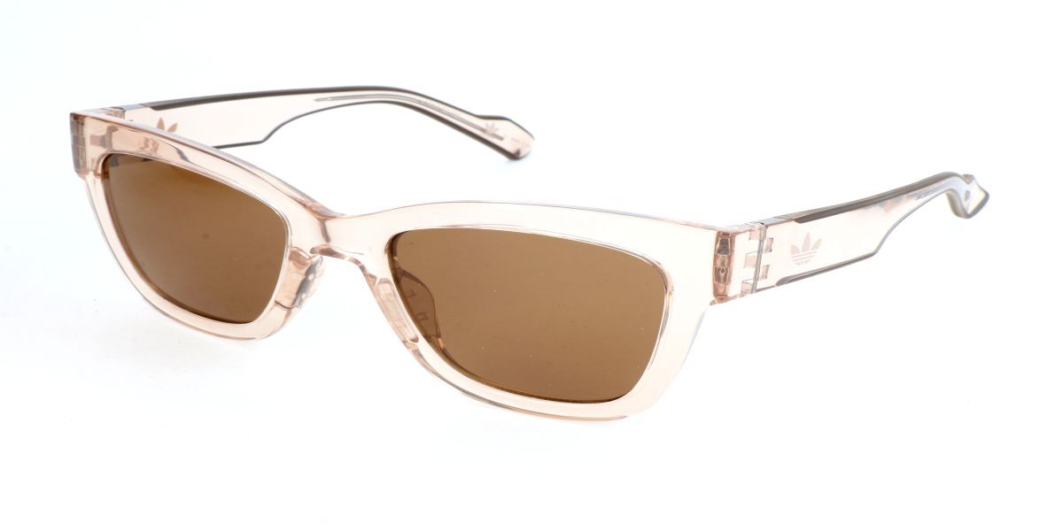Adidas Sport AOG002 041.000, Clear frame, Brown lenses