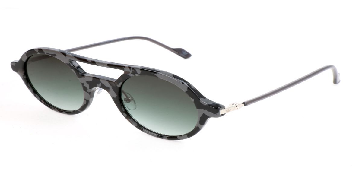 Adidas Sport AOK004 096.000, Grey frame, Green lenses
