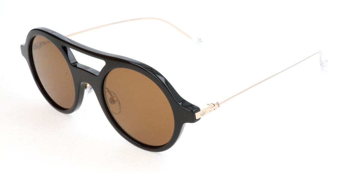 Adidas Sport AOK004 009.120, Black frame, Brown lenses