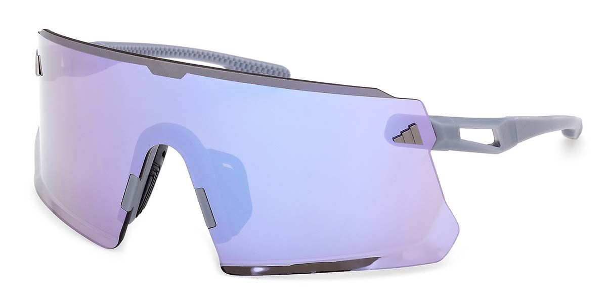 Adidas Sport SP0114 79Z, Purple frame, Purple Mirror lenses