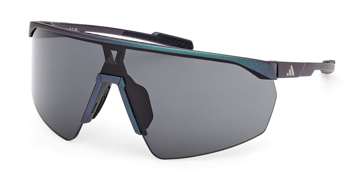 Adidas Sport SP0075 97A, Green frame, Smoke Grey lenses