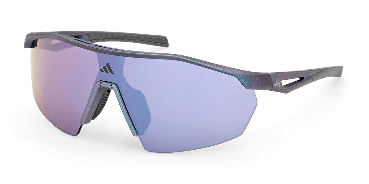 Adidas Sport SP0116 97Z, Green frame, Gradient Violet Mirror lenses