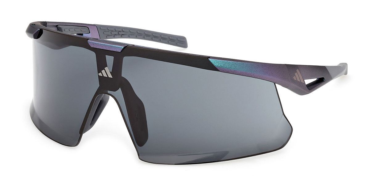 Adidas Sport SP0106 97A, Green frame, Smoke Grey lenses