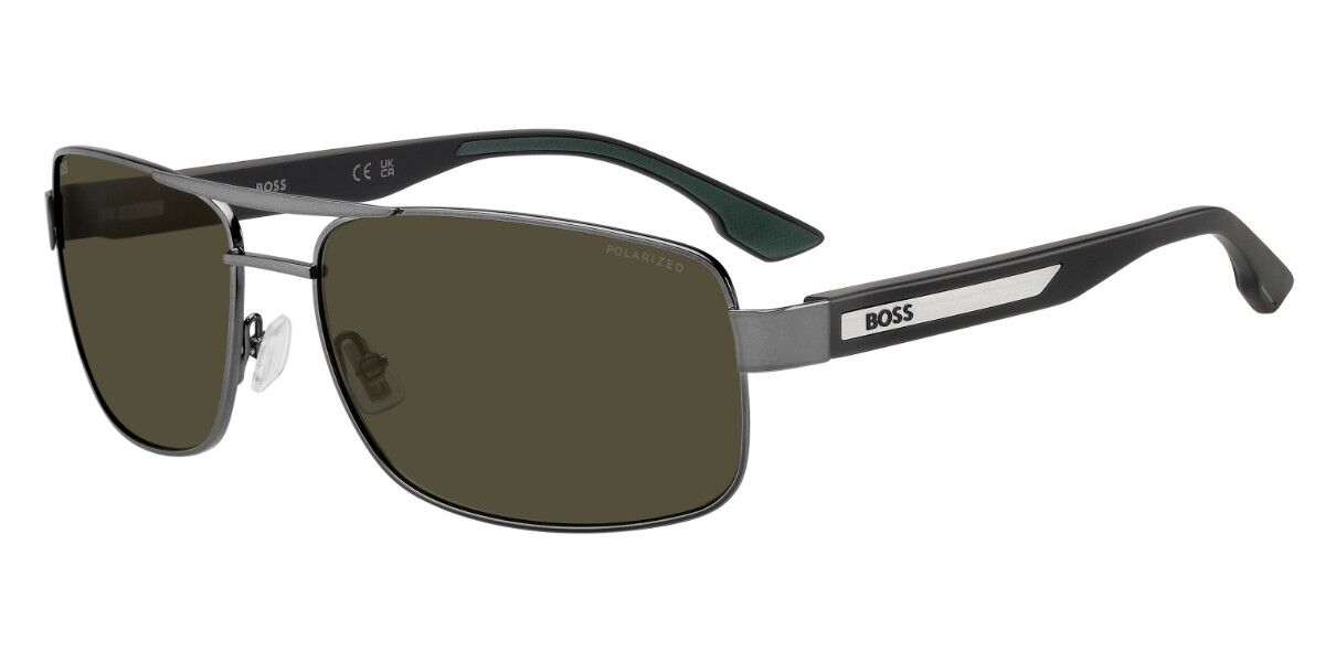 BOSS 1906/S Polarized KJ1/L7 Men's Sunglasses Silver Size 62