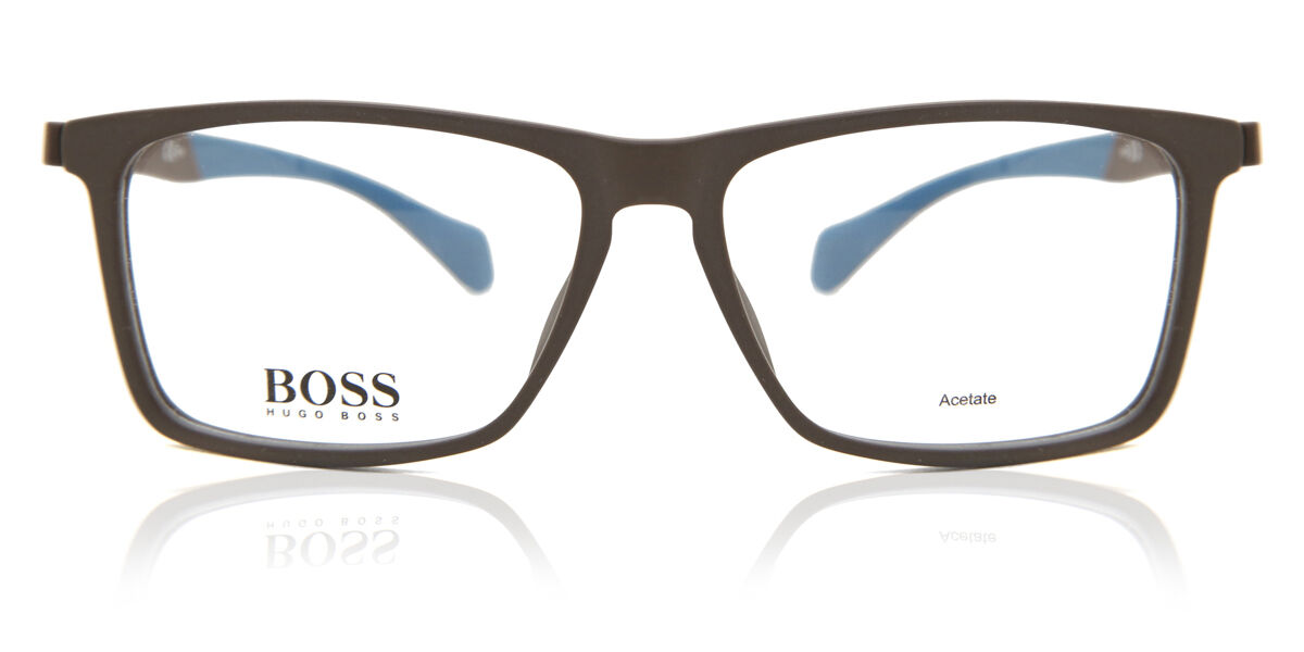 BOSS Boss 1116 YZ4 Men's Eyeglasses Brown Size 57 (Frame Only) - Blue Light Block Available