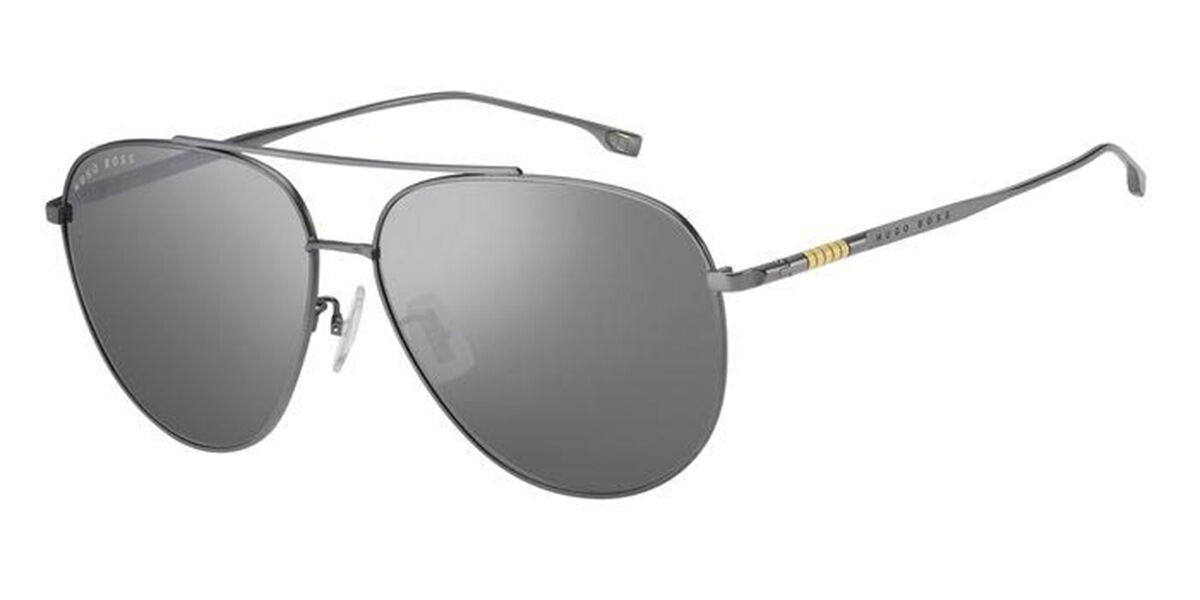 BOSS Boss 1296/F/S Asian Fit R81/T4 Men's Sunglasses Grey Size 63