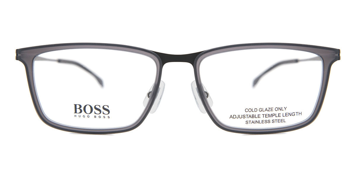 BOSS Boss 1242 WCN Men's Eyeglasses Grey Size 56 (Frame Only) - Blue Light Block Available