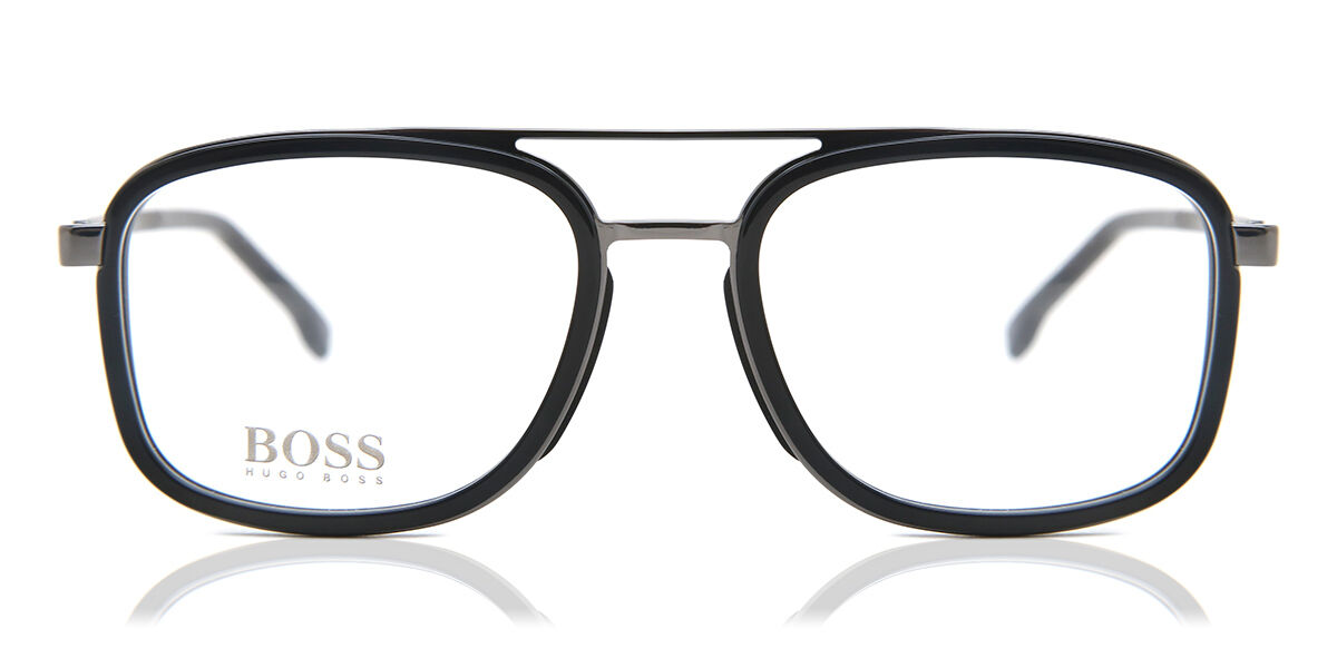 BOSS Boss 1255 ANS Men's Eyeglasses Black Size 54 (Frame Only) - Blue Light Block Available