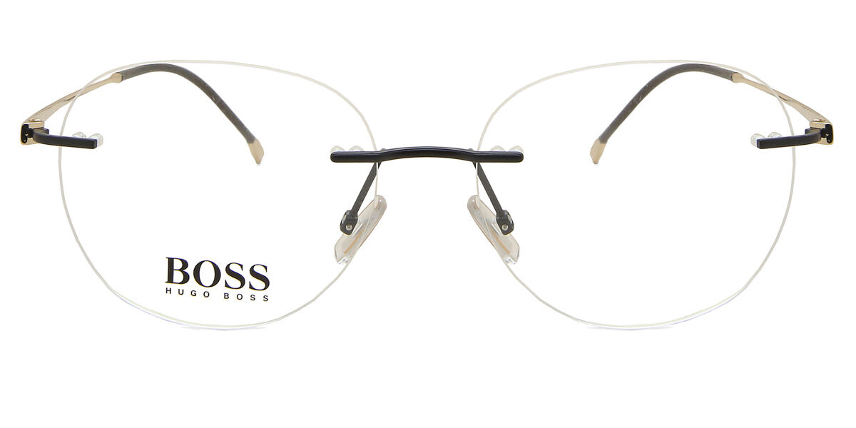 BOSS Boss 1266/D Asian Fit 003 Men's Eyeglasses Black Size 51 (Frame Only) - Blue Light Block Available