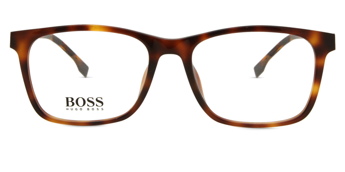 BOSS Boss 1343/F Asian Fit I2H Men's Eyeglasses Tortoiseshell Size 54 (Frame Only) - Blue Light Block Available