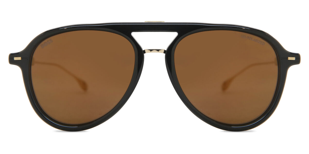 BOSS Boss 1356/S 807/YL Men's Sunglasses Black Size 54