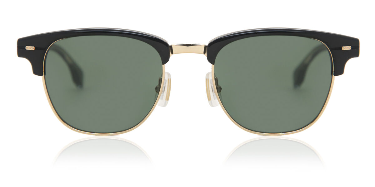 BOSS Boss 1381/S 2M2/QT, Gold frame, Green lenses