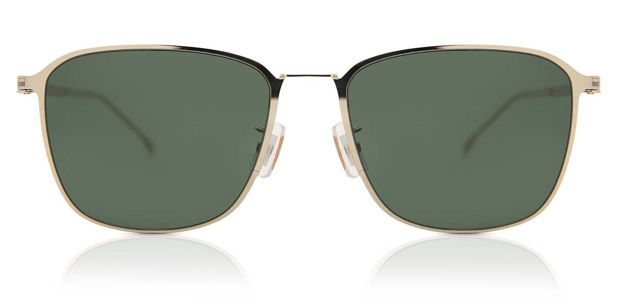 BOSS Boss 1405/F/SK Asian Fit J5G/QT, Gold frame, Green lenses
