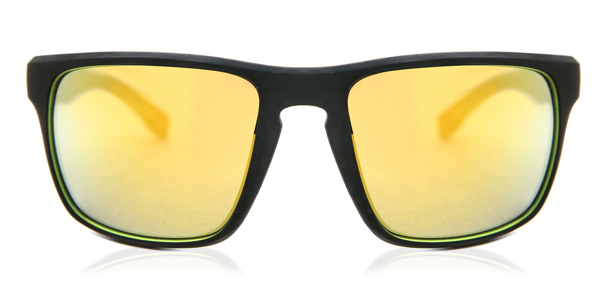 BOSS Boss 0800/S Polarized UDK/C4, Black frame, Yellow Mirror lenses