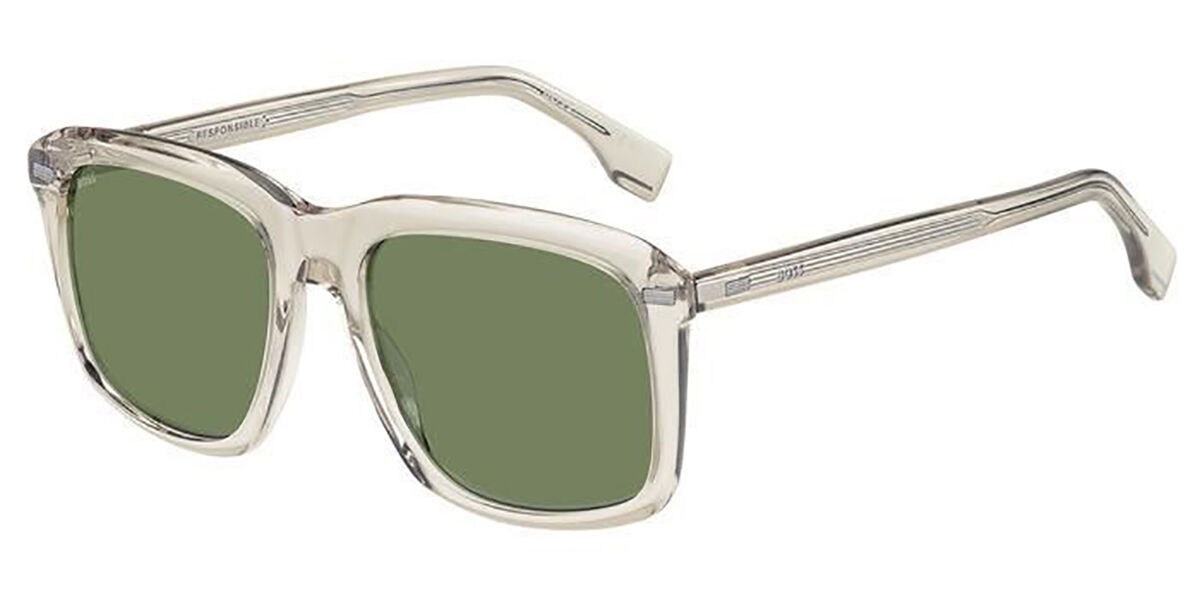 BOSS Boss 1420/S 10A/QT, Brown frame, Green lenses