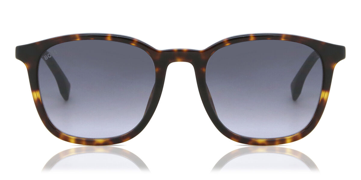 BOSS Boss 1433/S 086/9O, Tortoiseshell frame, Gradient Dark Grey lenses