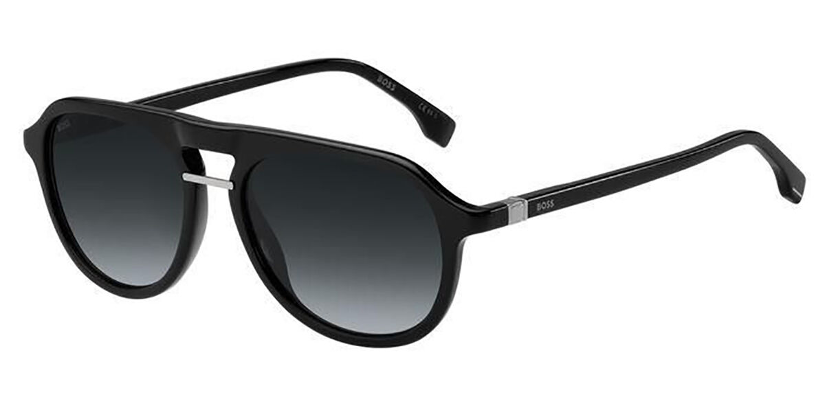 BOSS Boss 1435/S 807/9O, Black frame, Gradient Dark Grey lenses