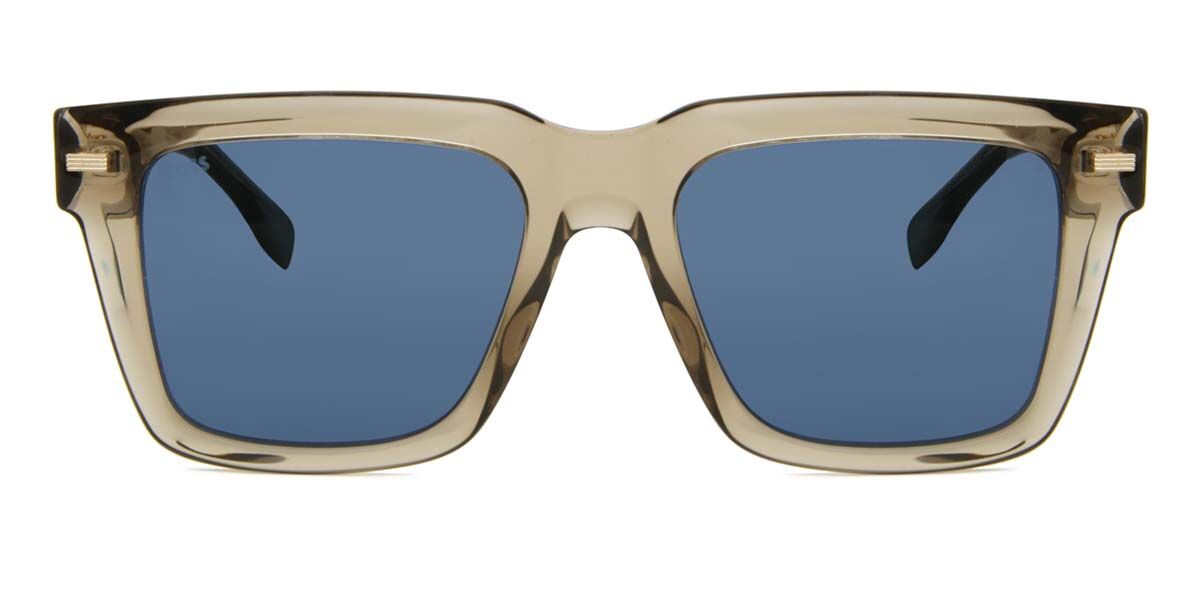 BOSS Boss 1442/S 09Q/KU, Brown frame, Blue lenses