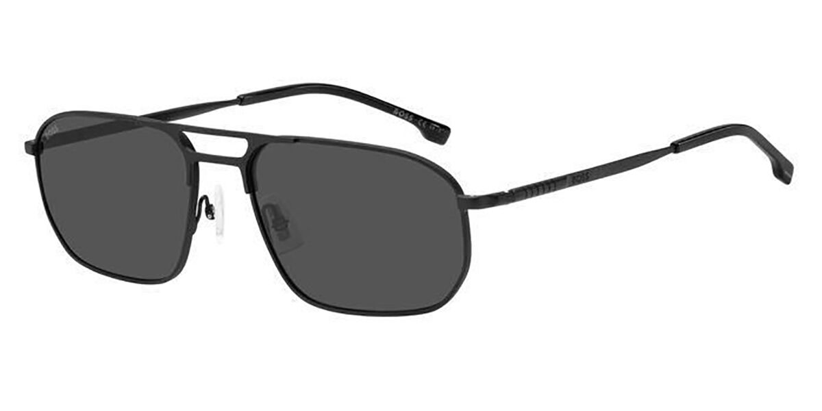 BOSS Boss 1446/S 003/2K, Black frame, Dark Grey lenses