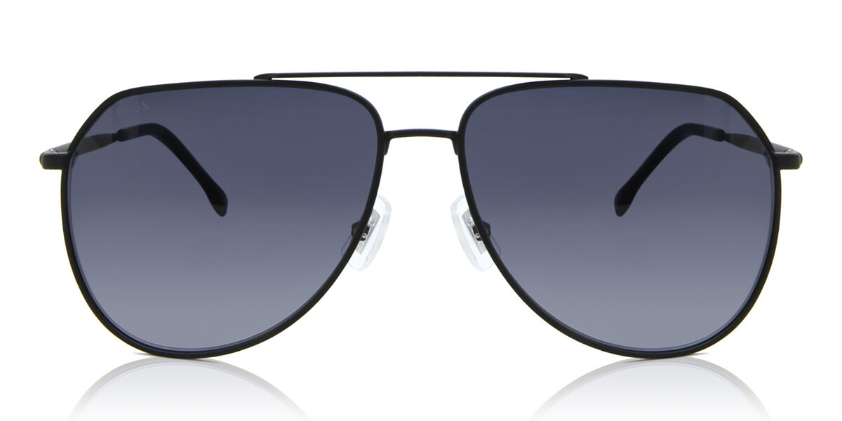 BOSS Boss 1447/S 003/1I, Black frame, Gradient Dark Grey lenses