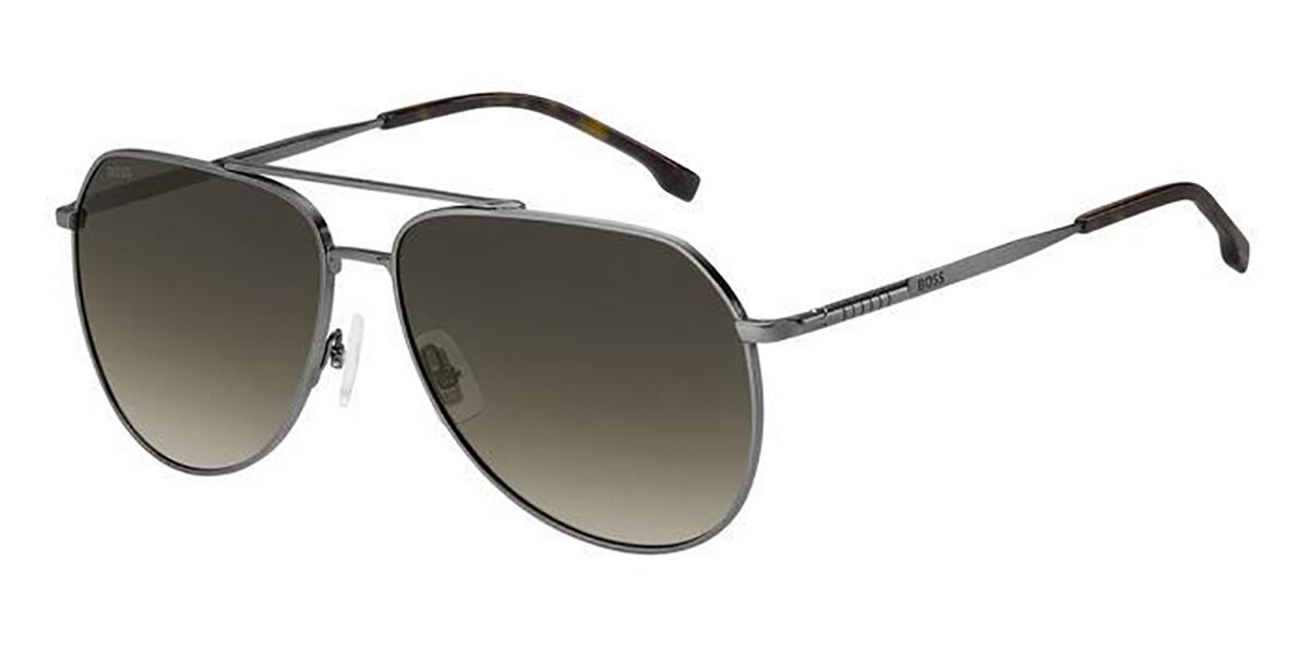 BOSS Boss 1447/S KJ1/86, Silver frame, Dark Grey lenses